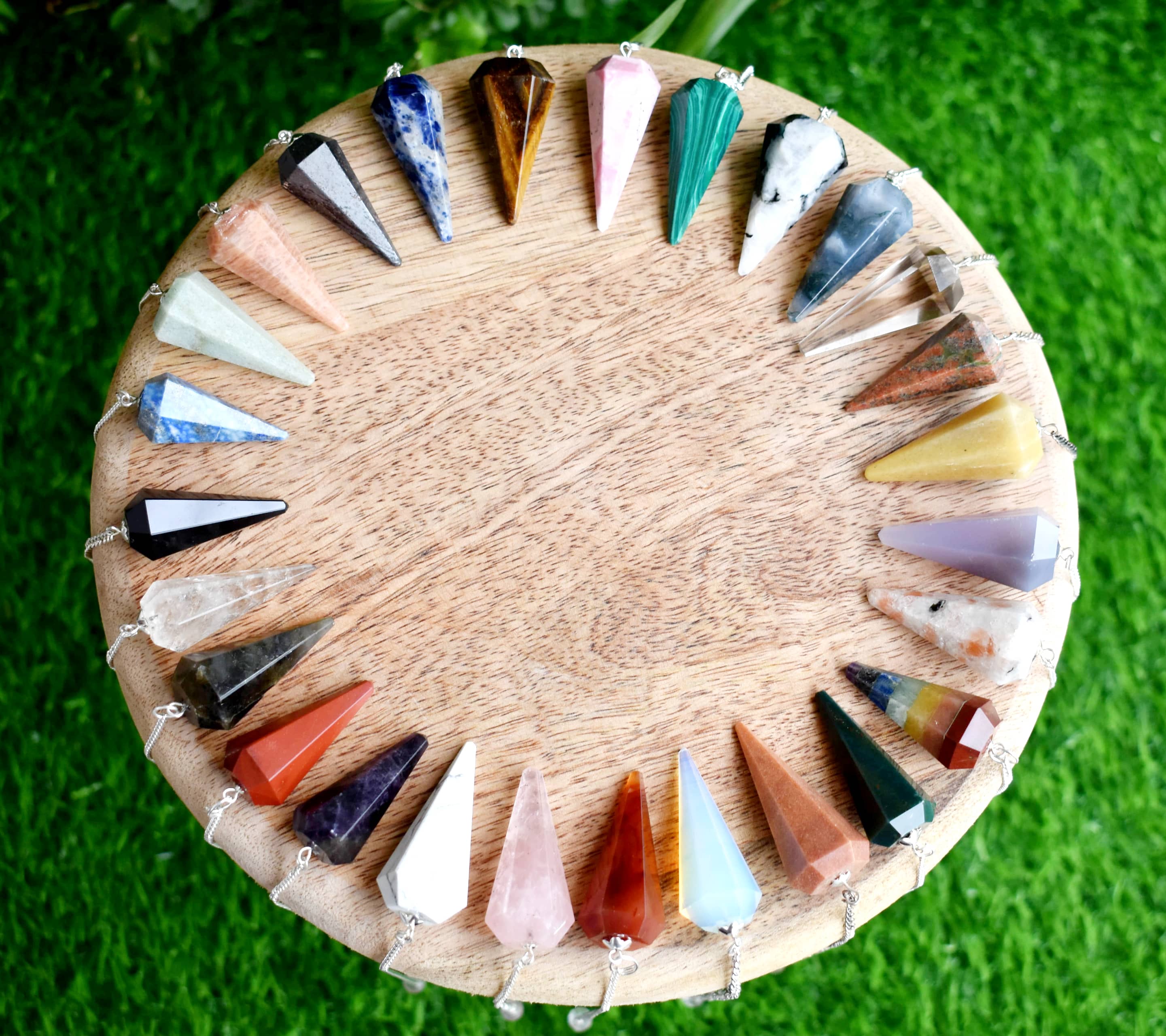 Dowsing Crystal Pendulums Sale Gemstone Pendulums for Sale Soothing