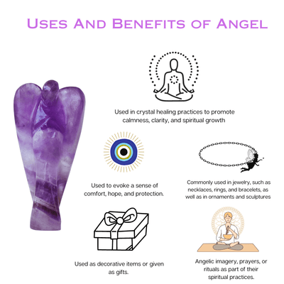Crystal Quartz Angels (Grounding and Support)