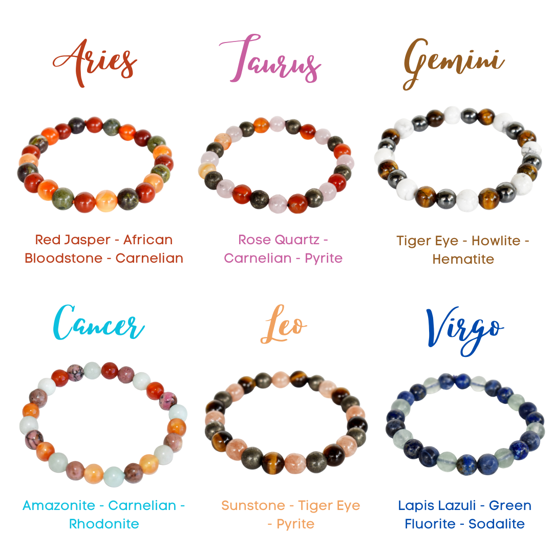 Cancer Zodiac Crystal Bracelet, Cancer Gifts