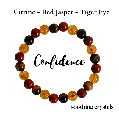 Boost CONFIDENCE Crystal Bracelet (Confidence, Awareness, Stress Relief)