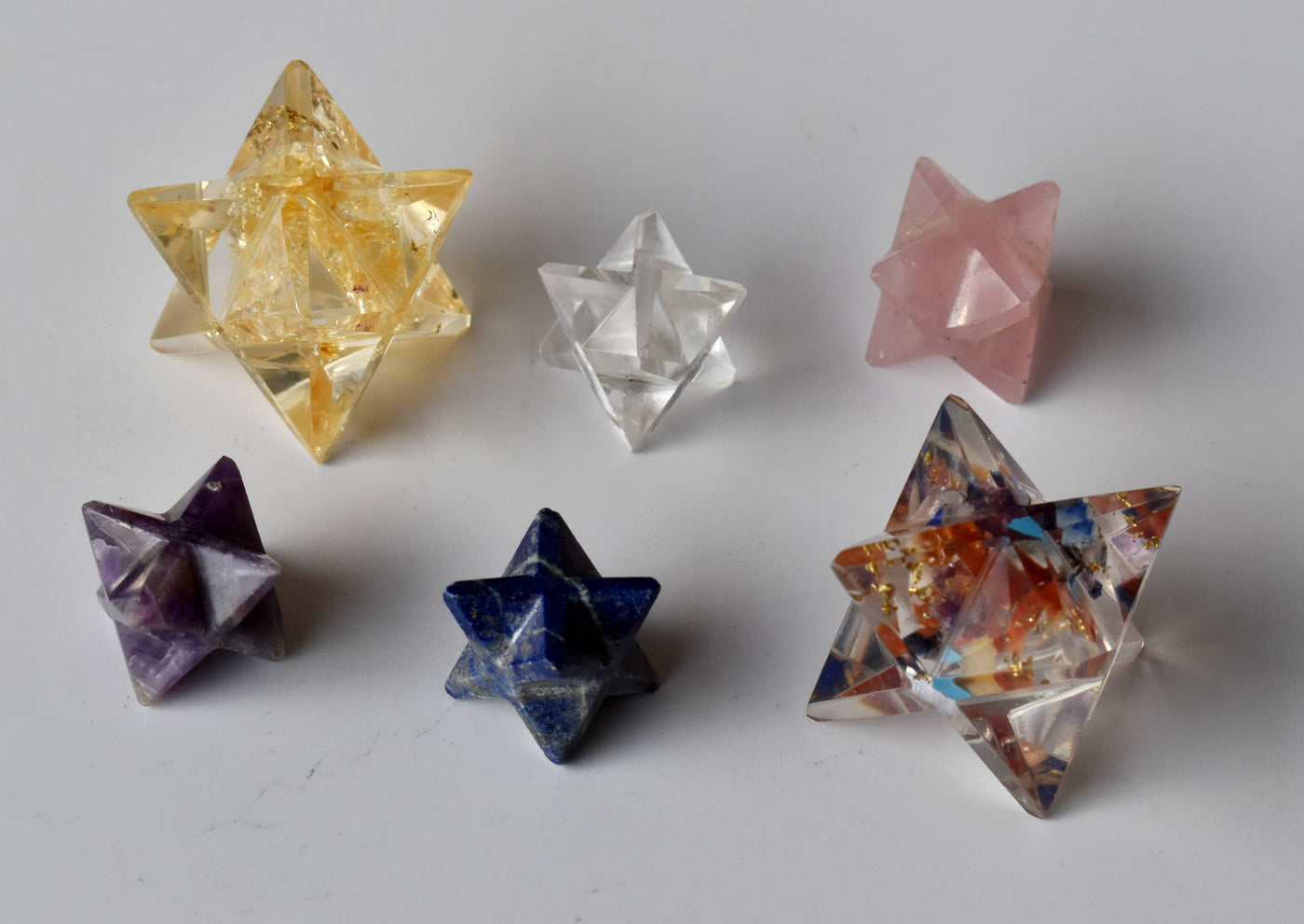 Crystal Merkaba Stars, Crystal Grid, Energy Healing Sacred Geometry Stars