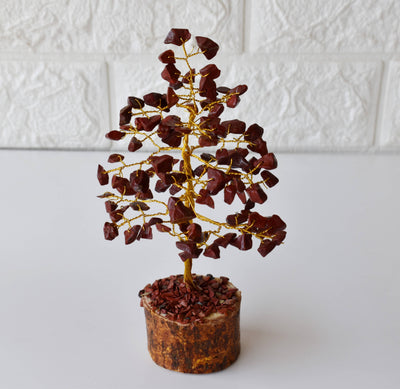 Red Jasper Crystal Tree (Breaking Addictions and Strength)