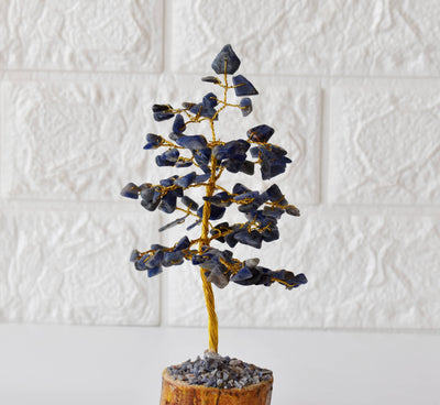 Arbre en cristal de Lapis Lazuli, arbre de mensonge de pierres précieuses pour la décoration intérieure,
