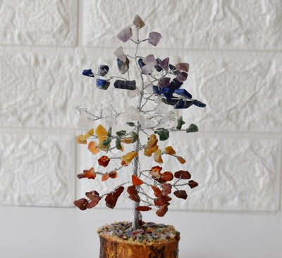 Mix Stone Crystal Tree, Gemstone Tree of Lie pour la décoration intérieure.