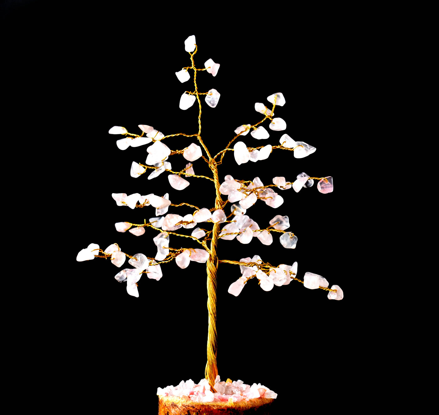 Rose Quartz Crystal Tree (Deep Inner Healing and Feelings Of Peace)