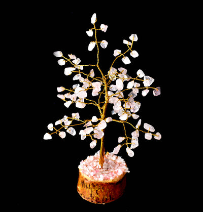 Rose Quartz Crystal Tree (Deep Inner Healing and Feelings Of Peace)