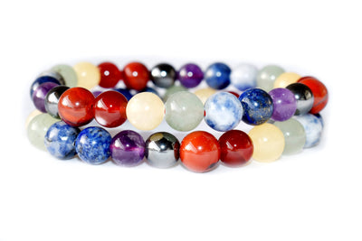 7 Chakra Bracelet, Chakra Crystals Bracelet, Yoga Reiki Healing Crystal Bracelet