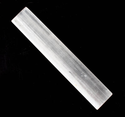 Plaque de charge en sélénite de 6 pouces, dalle de sélénite polie, barre de charge en sélénite pour nettoyer la méditation et charger les cristaux