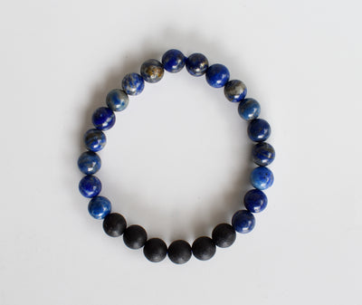 Lapis Lazuli Diffuser Bracelet, Lava Diffuser Jewelry, Aromatherapy, Essential Oil Bracelet, Spiritual Gift, Yoga Gift for Her