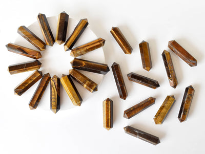 Tiger Eye Point Pencils (Spiritual Stability and Self-Confidence)