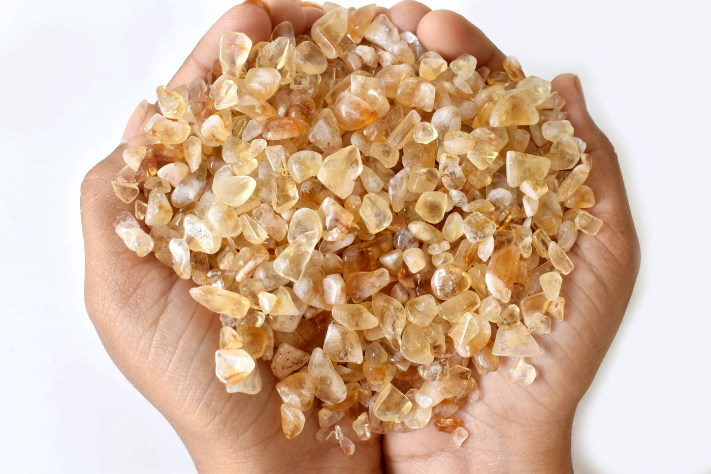Citrine Gemstone Chips (Magnifies Personal Power and Intent)