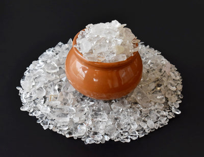 Crystal Quartz Gemstone Chips (Meditation and Restorative Work)
