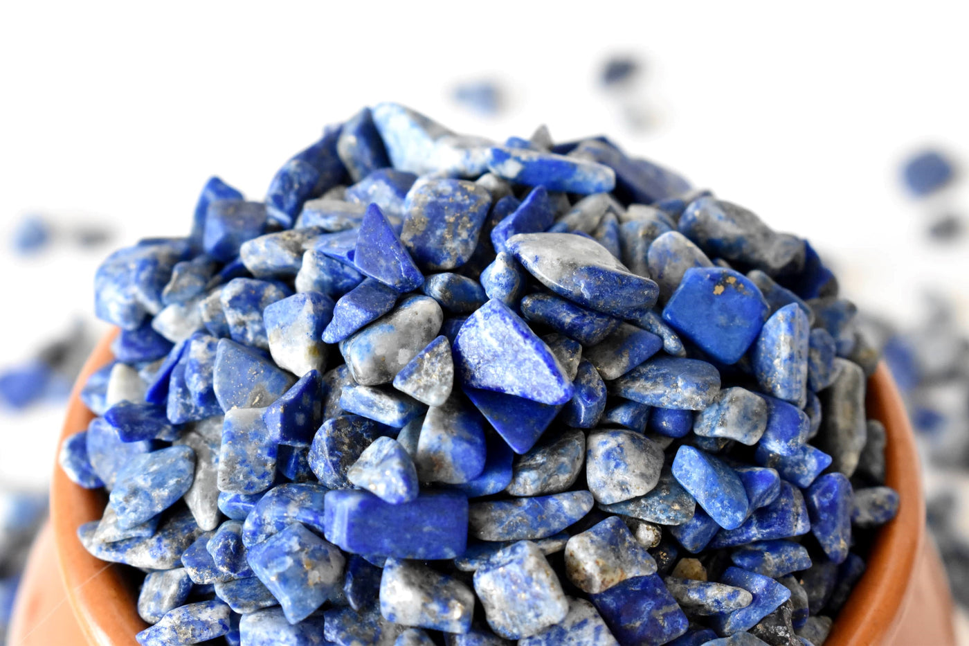 Lapis Lazuli Gemstone Chips (Meditation and Health Exercises)