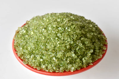 Peridot Gemstone Chips (Protection Against Difficulties and Negativity)