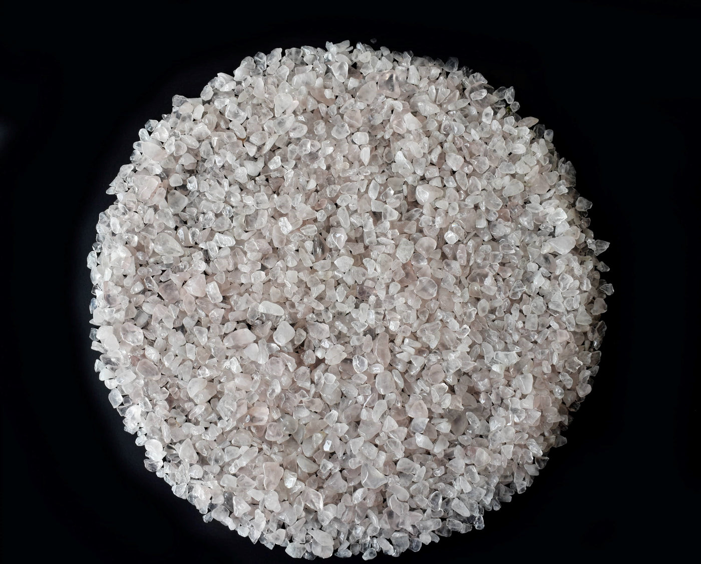 Chips de cristal de quartz rose brut, chips de pierres précieuses non percées dans un paquet de 4 oz, 1/2 lb, 1 lb