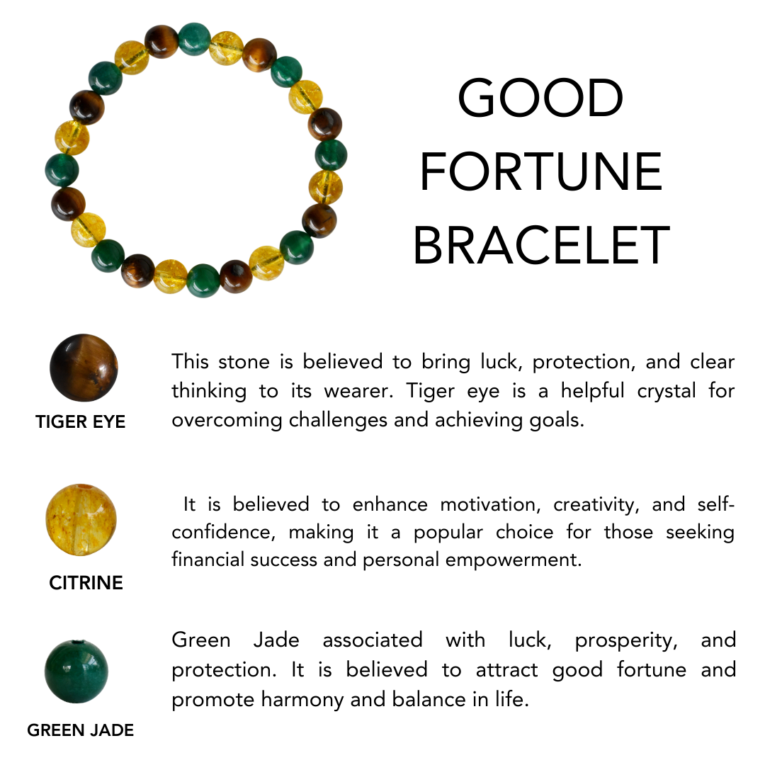Harbouring GOOD FORTUNE Crystal Bracelet (Wisdom and Luck)