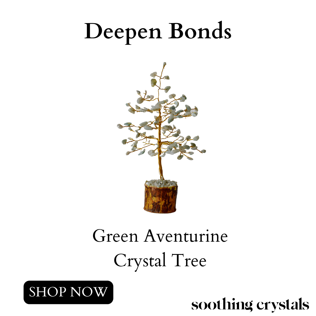 Green Aventurine Crystal Tree (Peace Of Mind and Stress Relief)