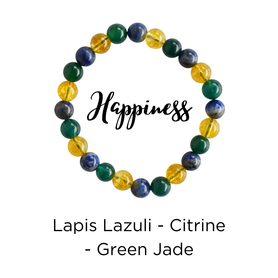 Promoting HAPPINESS Crystal Bracelet (Unity Of Heart and Joy)