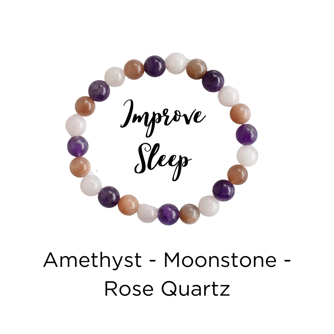 Improve SLEEP Bracelet Crystal Bracelet (Emotional Stress, Meditation )