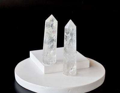 Crystal Quartz Tower (Mental Clarity and Emotional Stability)
