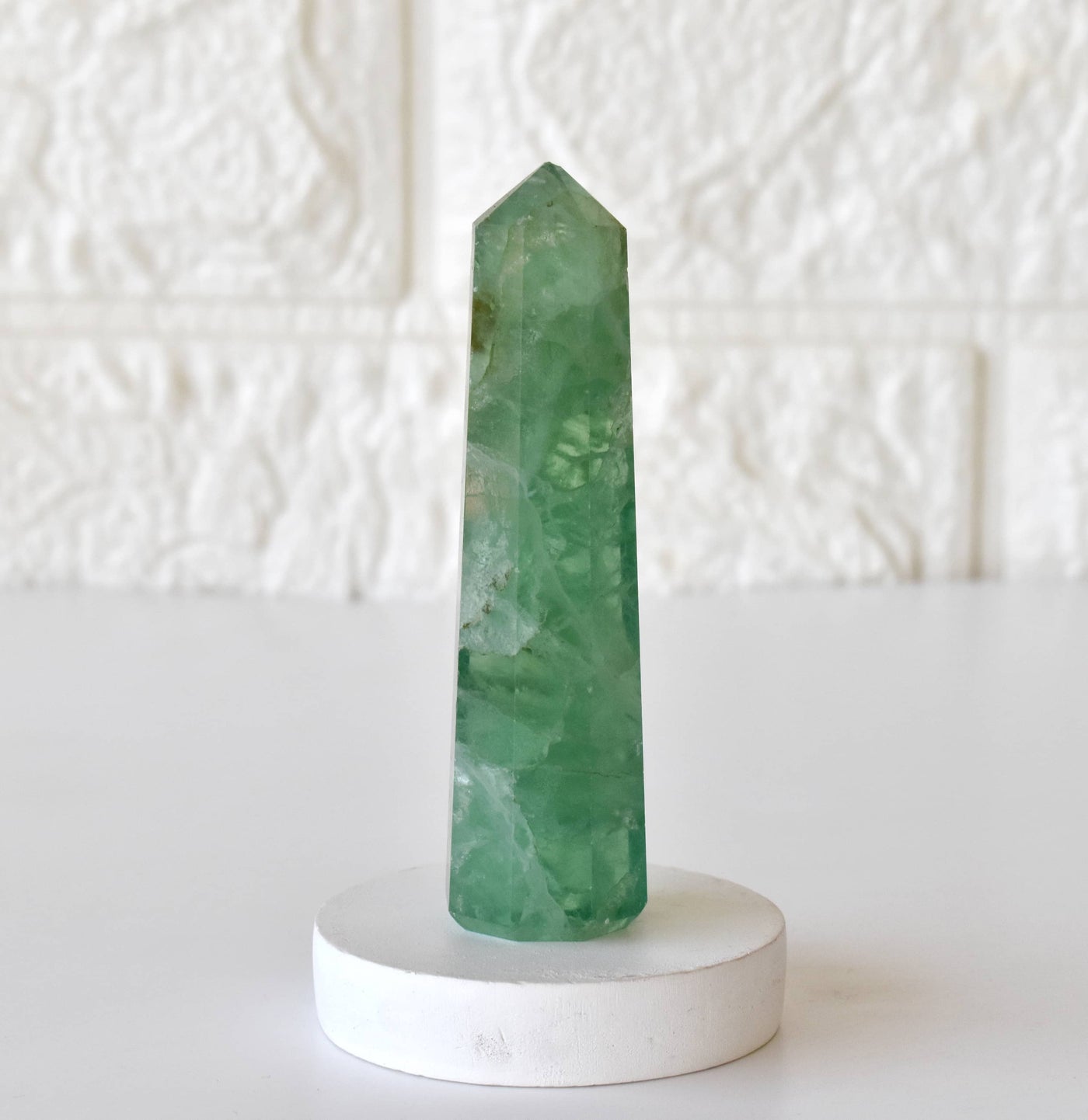 Green Fluorite Tower Point (Spiritual Awakening and Personal Growth)
