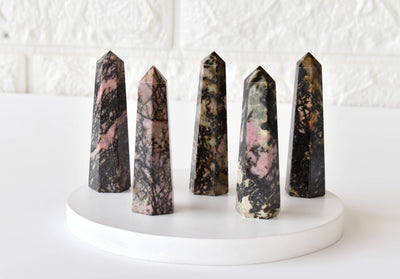 Rhodonite Tower Point (Codependency and Self-Destruction)