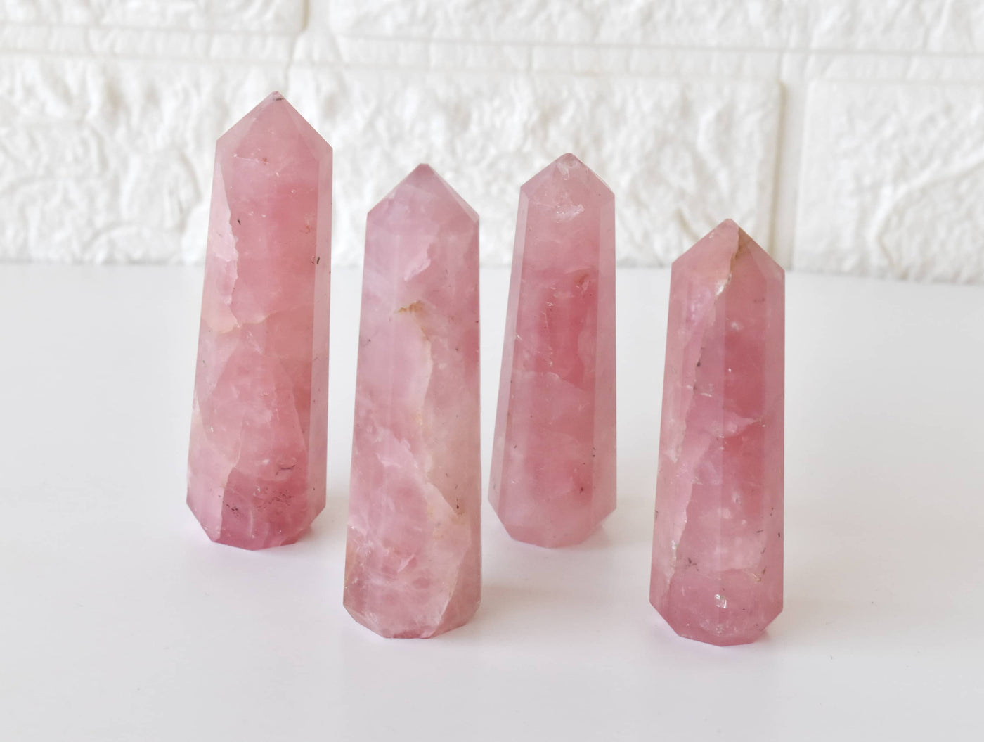 Rose Quartz Tower Point (Self-Love and Friendship)