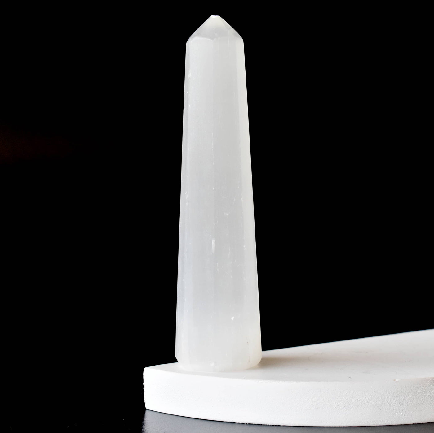 Selenite Tower Point (Insight and Flexibility)