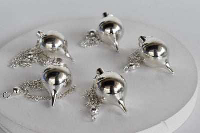Brass Silver Metal Pendulums, Solid Ball Pendulum