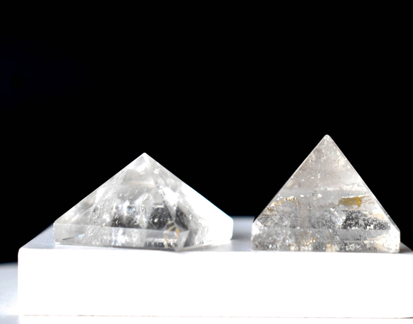 Crystal Quartz Pyramids (Balances Energy and Meditation)
