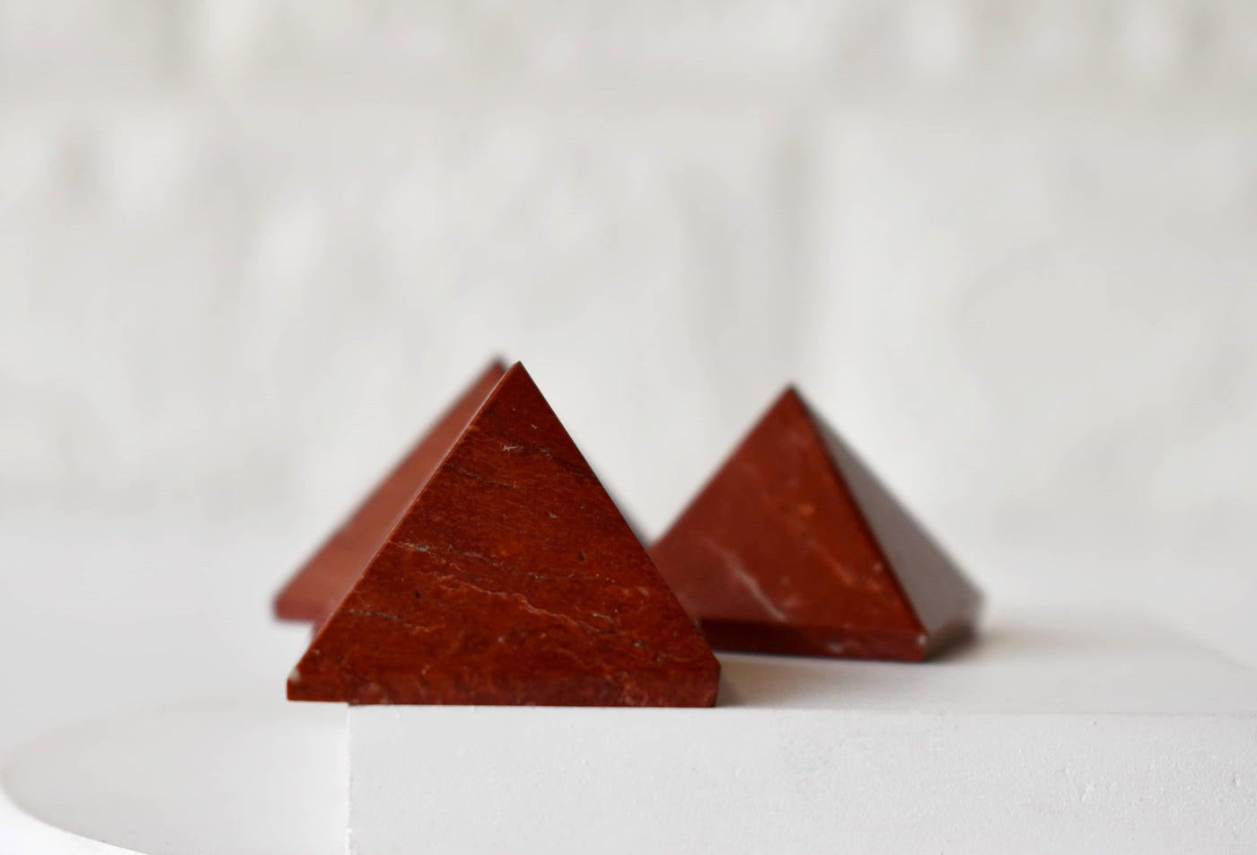Red Jasper Pyramids (Emotional Strength and Stability)