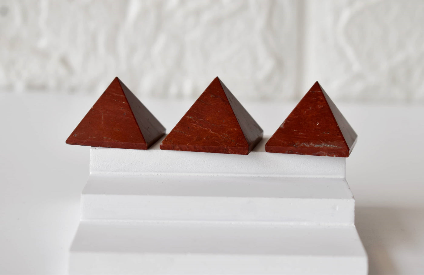 Red Jasper Pyramids (Emotional Strength and Stability)