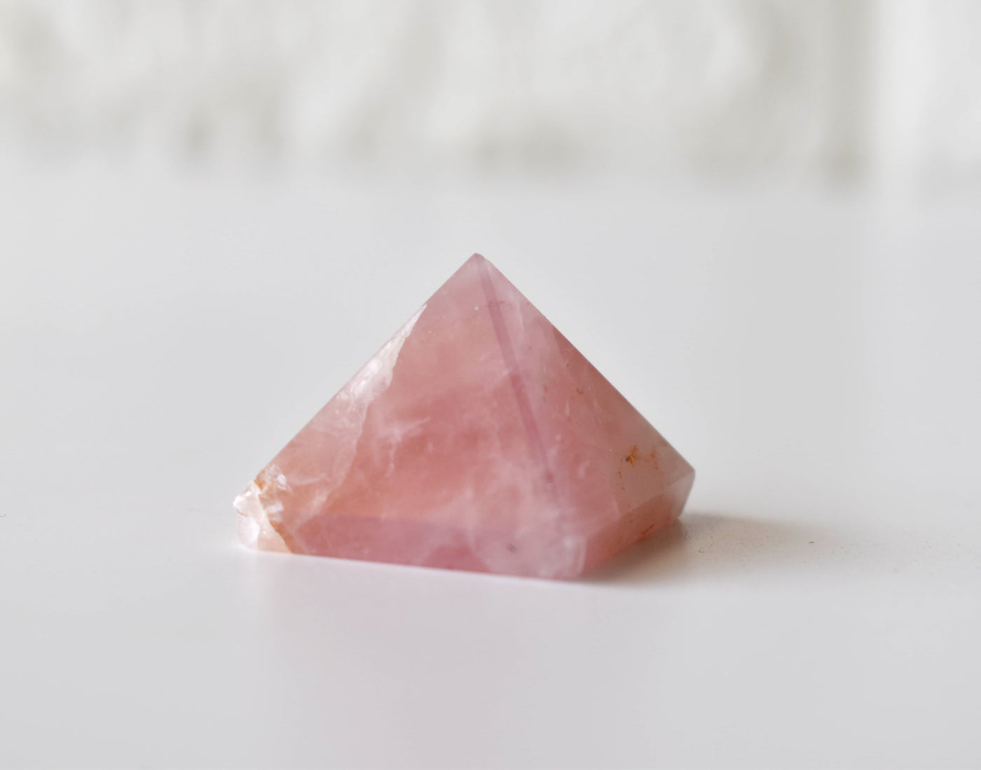 Rose Quartz Pyramids (Balance and Emotional Health)