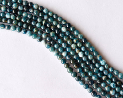 Apatite Beads, Natural Crystal Round Beads 6mm to 8mm