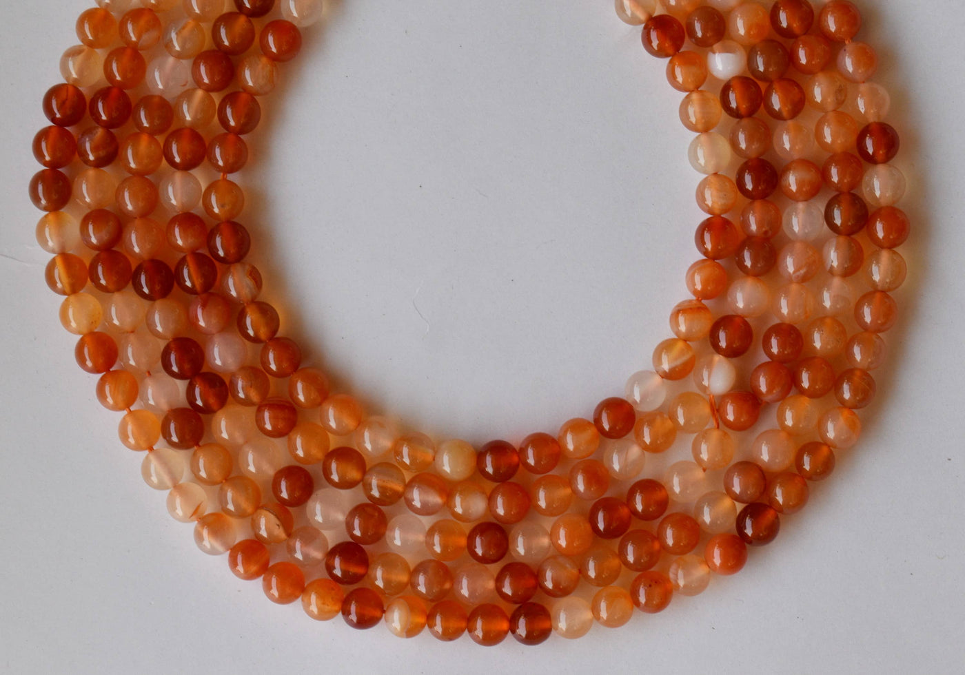 Carnelian Beads, Natural Round Crystal Beads 6mm to 10mm