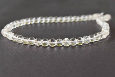 Crystal Quartz Beads, Natural Round Crystal Beads 4mm to 12mm