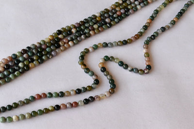 Fancy Jasper Beads, Natural Round Crystal Beads 4mm to 12mm