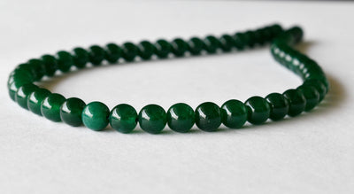 Jade vert A Grade 4mm, 6mm, 8mm, 10mm Perles rondes