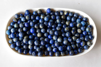 Lapis Lazuli Beads, Natural Round Crystal Beads 6mm to 12mm