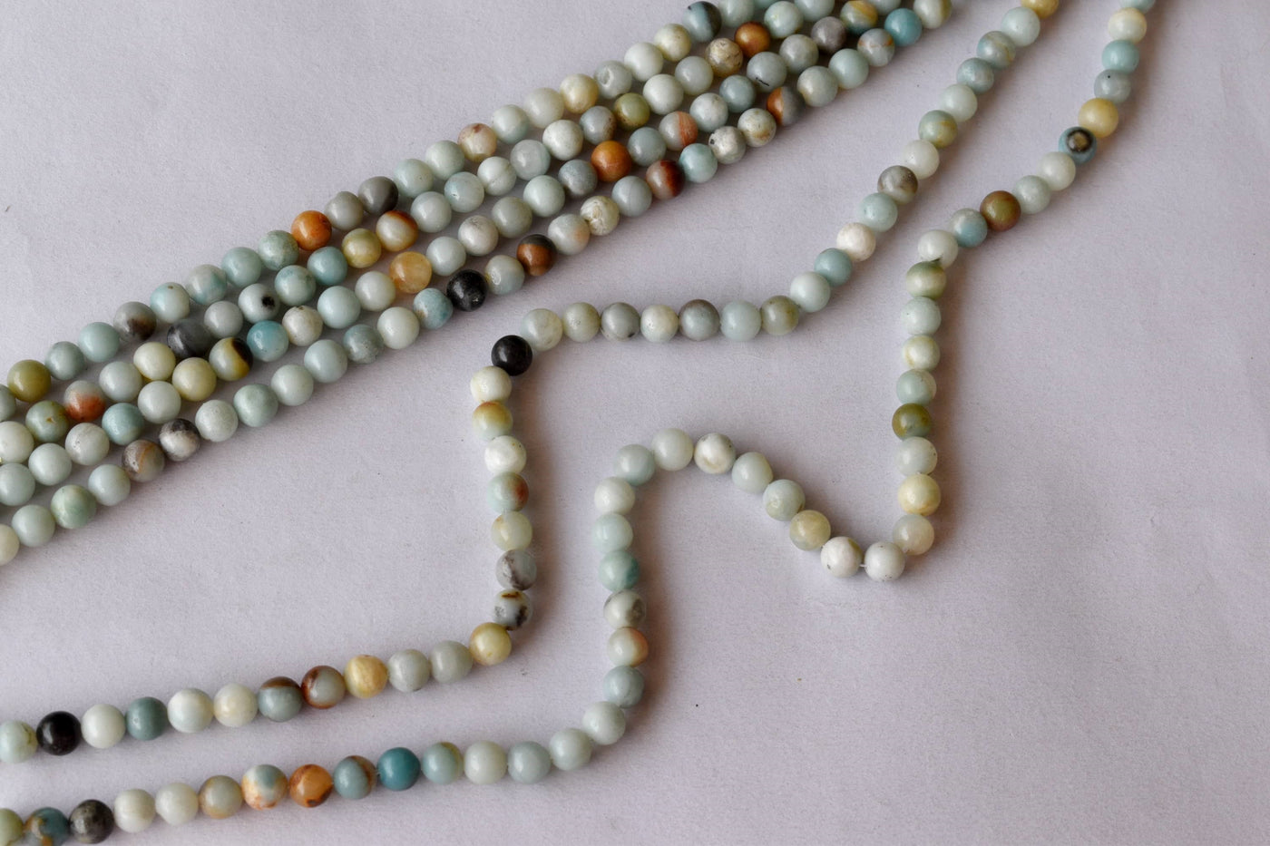 Multi Amazonite Beads, Natural Round Crystal Beads 4mm to 10mm