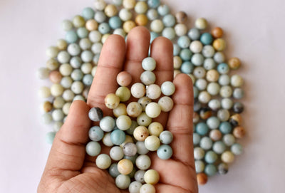 Multi Amazonite AAA Grade 4mm, 6mm, 8mm, 10mm Perles rondes