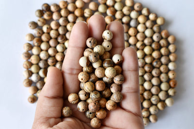 Picture Jasper Beads, Natural Round Crystal Beads 4mm to 12mm