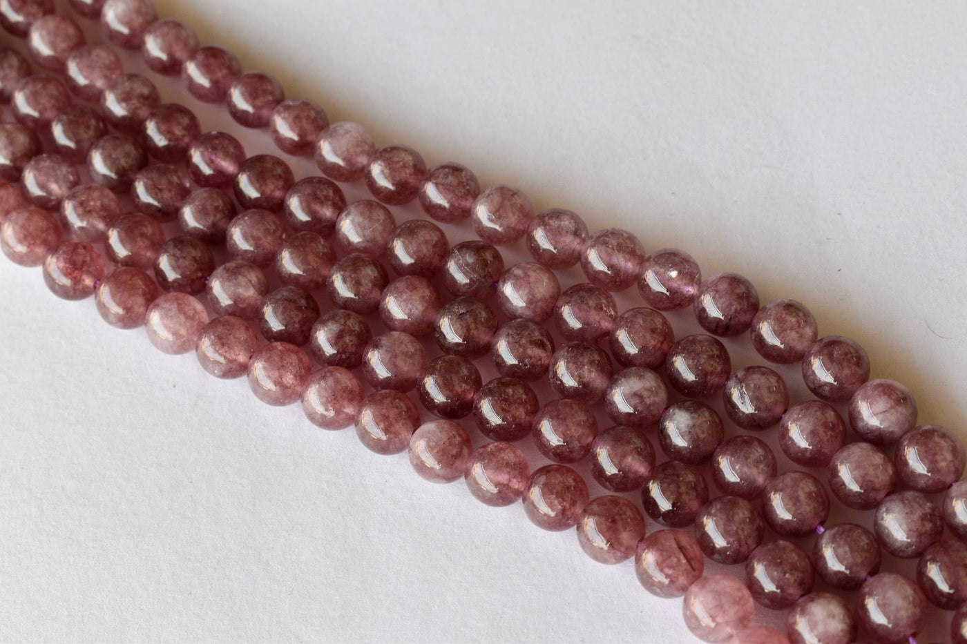 Tourmaline rose chauffée Grade 4mm, 6mm, 8mm, 10mm Perles rondes