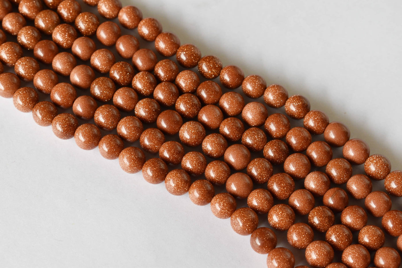 Red Sandstone Beads, Natural Round Crystal Beads 4mm to 12mm