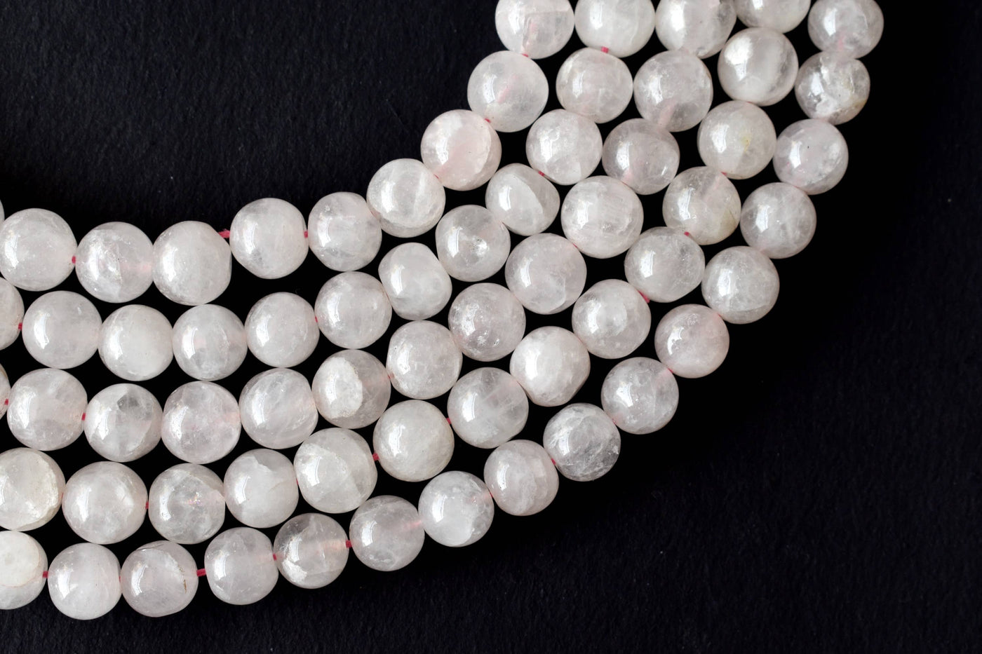 Rose Quartz Beads, Natural Round Crystal Beads 4mm to 12mm