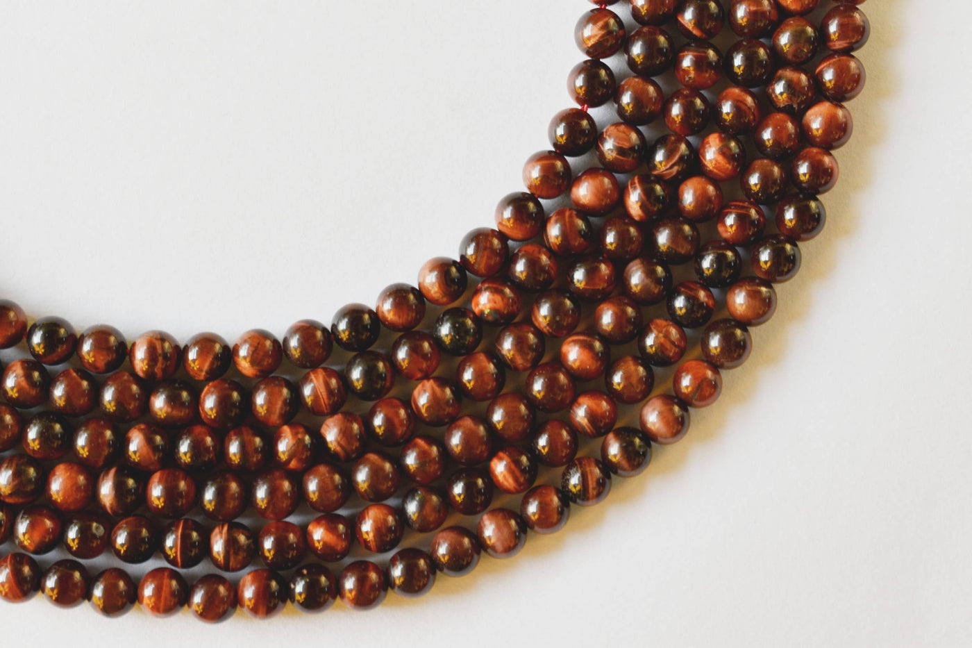 Red Tiger Eye Beads, Natural Round Crystal Beads 4mm to 12mm