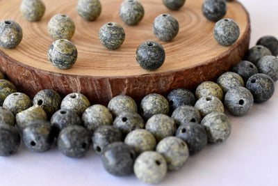 Seraphinite Beads, Natural Round Crystal Beads 4mm to 10mm