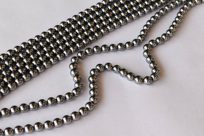 Perles rondes Shungite Elite A Grade 6mm, 8mm, 10mm