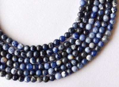 Sodalite AAA Grade 4mm, 6mm, 8mm, 10mm, 12mm Perles rondes