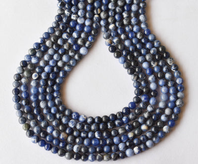 Sodalite Beads, Natural Round Crystal Beads 4mm to 12mm
